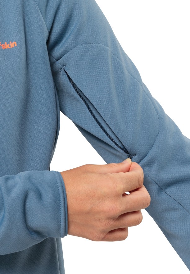 Blue Jack Wolfskin Alpgrat Fz Women Fleece Jackets | 41475176