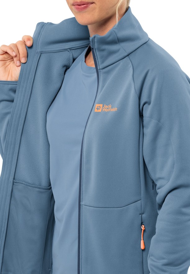 Blue Jack Wolfskin Alpgrat Fz Women Fleece Jackets | 41475176