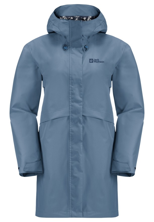 Blue Jack Wolfskin Cape West Women Rain Coats | 95957885