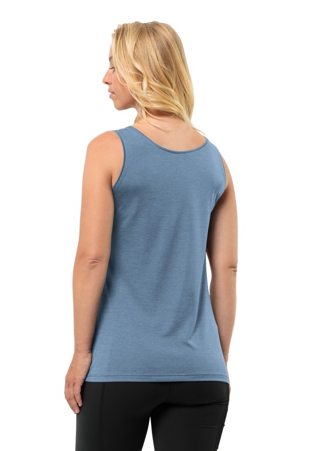 Blue Jack Wolfskin Crosstrail Women Tank Top | 51092872