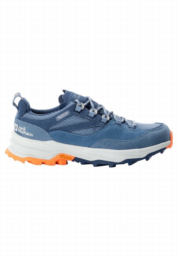 Blue Jack Wolfskin Cyrox Texapore Low Women Hiking Shoes | 39065765