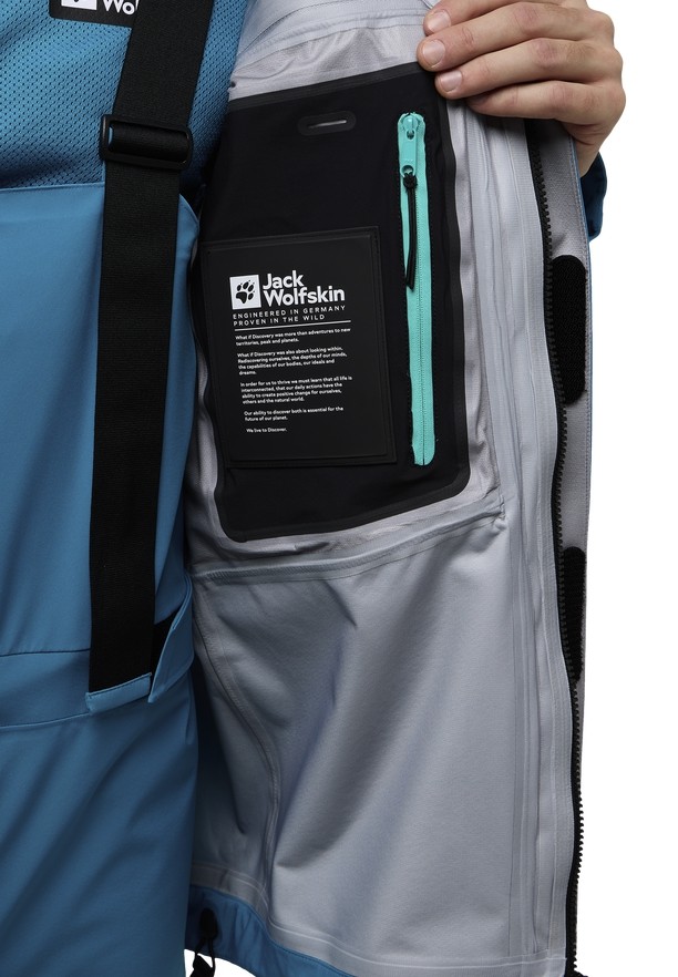 Blue Jack Wolfskin Expdn 3l Women Rain Jackets | 60294814