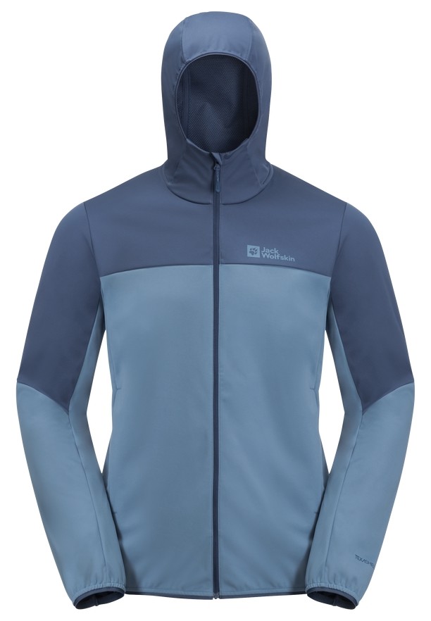 Blue Jack Wolfskin Feldberg Hoody Men Softshell Jackets | 30406323