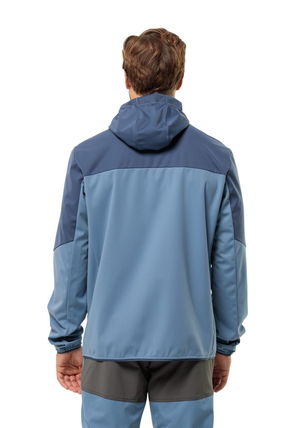 Blue Jack Wolfskin Feldberg Hoody Men Softshell Jackets | 30406323