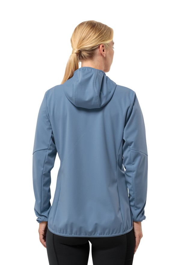 Blue Jack Wolfskin Feldberg Hoody Women Softshell Jackets | 18731724