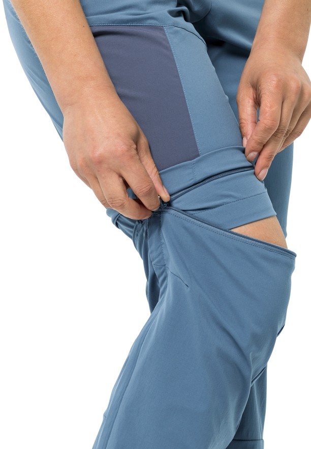 Blue Jack Wolfskin Glastal Zip Away Women Hiking Pants | 17445056