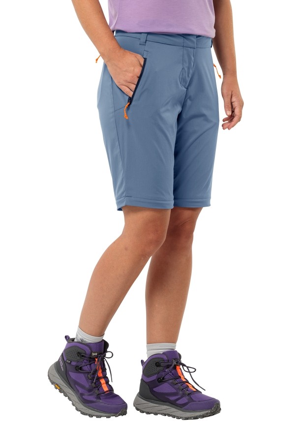 Blue Jack Wolfskin Glastal Zip Off Women Hiking Pants | 26755729