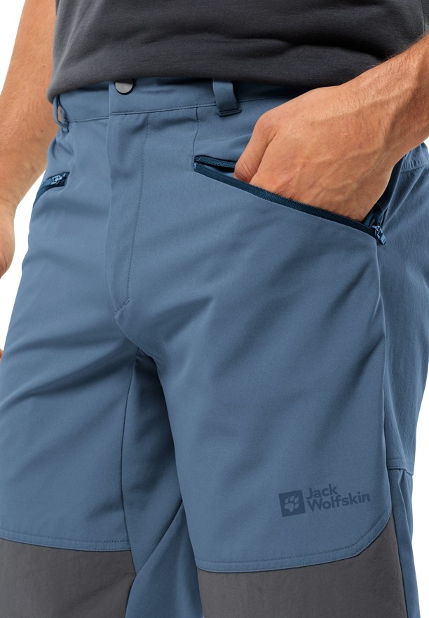 Blue Jack Wolfskin Hiking Alpine Men Shorts | 80930032