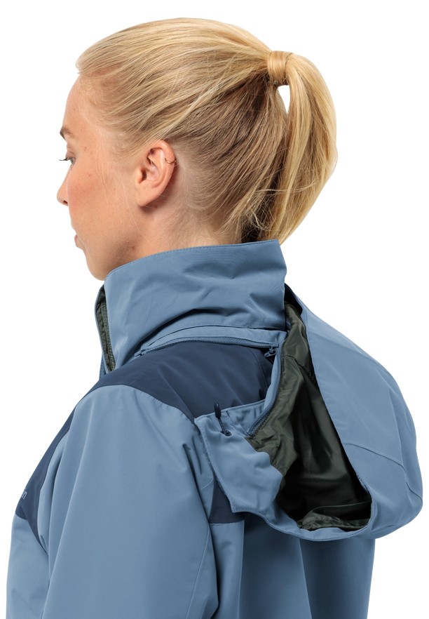 Blue Jack Wolfskin Jasper 2l Women Rain Jackets | 21259548
