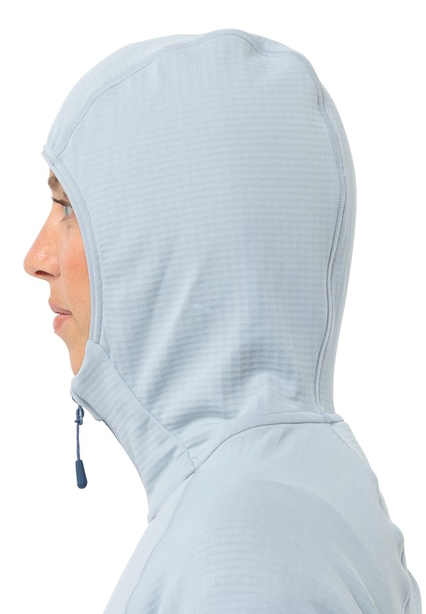 Blue Jack Wolfskin Kolbenberg Hooded Fz Women Fleece Jackets | 18387136