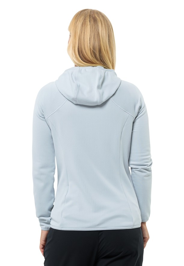 Blue Jack Wolfskin Kolbenberg Hooded Fz Women Fleece Jackets | 18387136