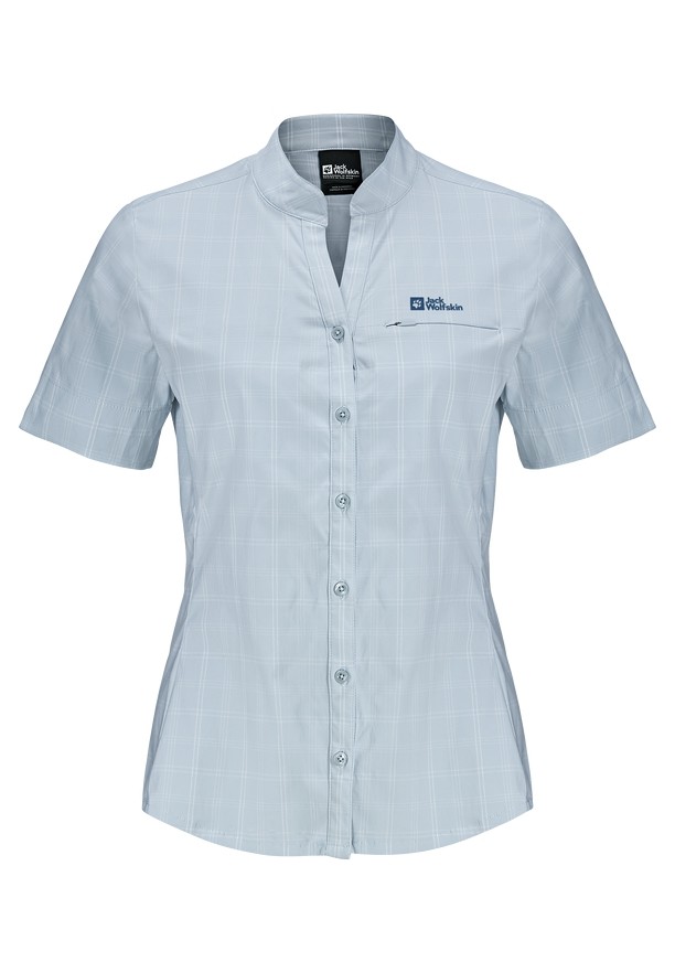Blue Jack Wolfskin Norbo S/s Women Shirts | 47402336