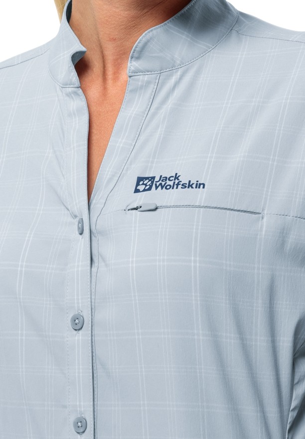 Blue Jack Wolfskin Norbo S/s Women Shirts | 47402336