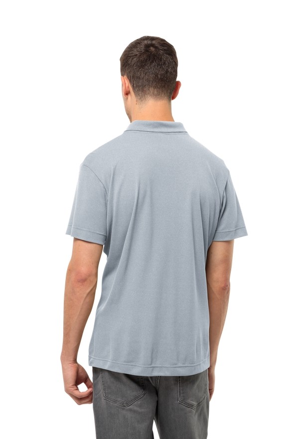 Blue Jack Wolfskin Pikeh Men Polo Shirts | 37147393