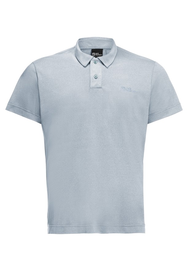 Blue Jack Wolfskin Pikeh Men Polo Shirts | 37147393