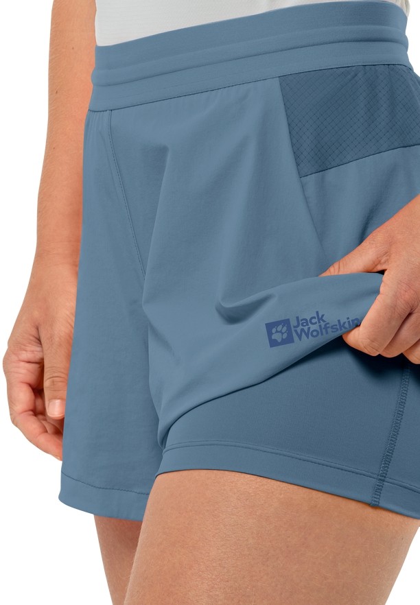 Blue Jack Wolfskin Prelight 2in1 Women Shorts | 73238594
