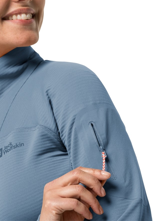 Blue Jack Wolfskin Prelight Fz Women Fleece Jackets | 53276022