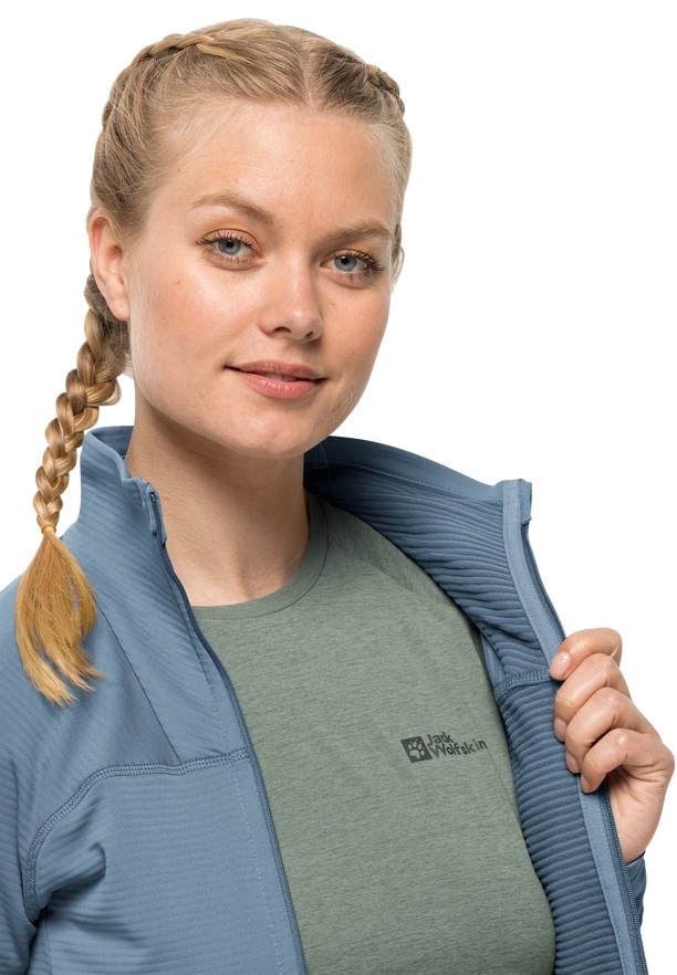 Blue Jack Wolfskin Prelight Fz Women Fleece Jackets | 53276022