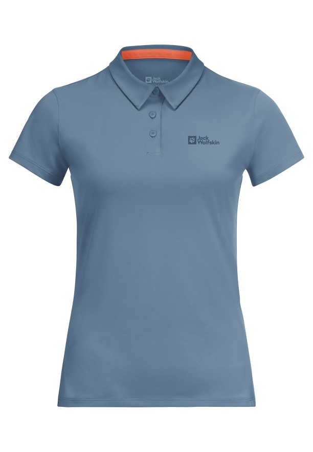 Blue Jack Wolfskin Prelight Trail Women Polo Shirts | 42501224