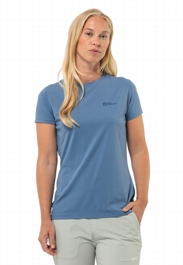 Blue Jack Wolfskin Prelightrail Women T Shirts | 35354071