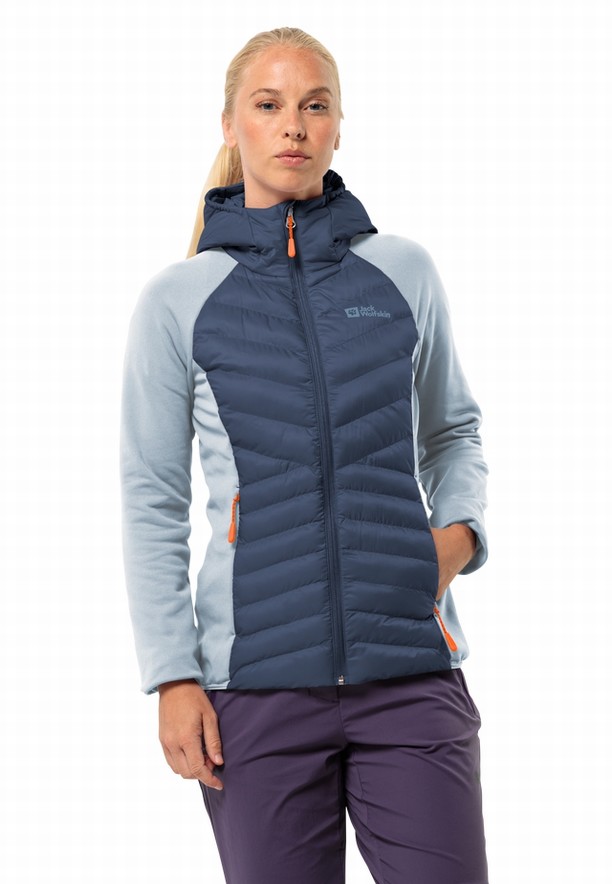 Blue Jack Wolfskin Routeburn Pro Hybrid Women Jackets | 68243999