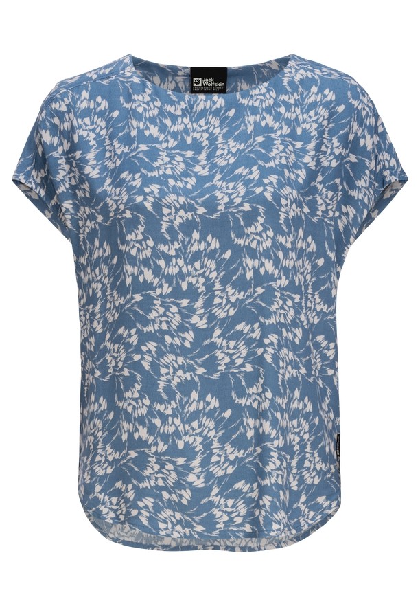 Blue Jack Wolfskin Sommerwiese Women T Shirts | 73756312