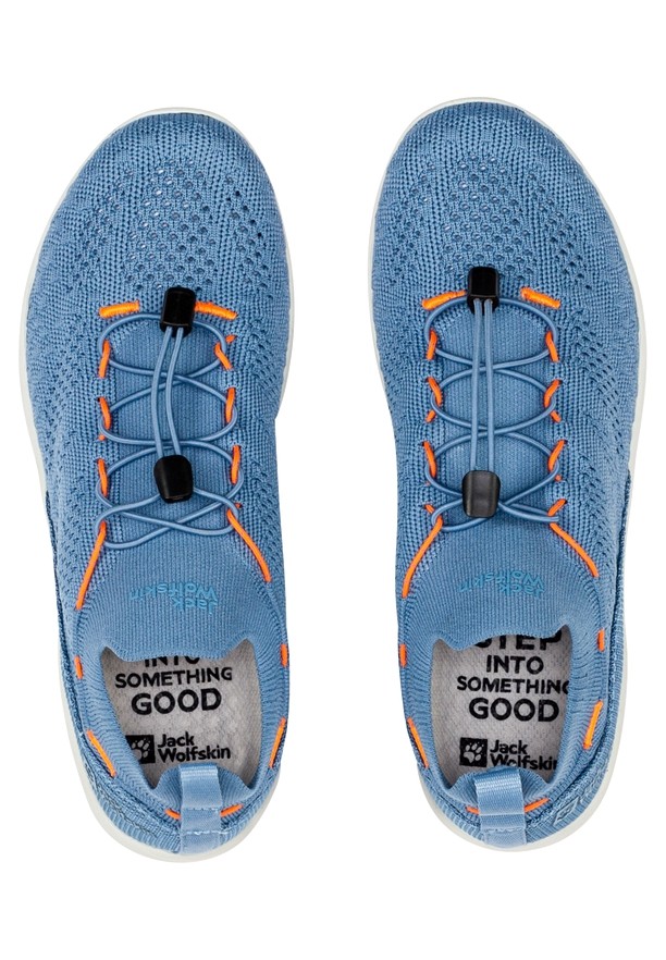 Blue Jack Wolfskin Spirit Knit Low Women Hiking Shoes | 10601031