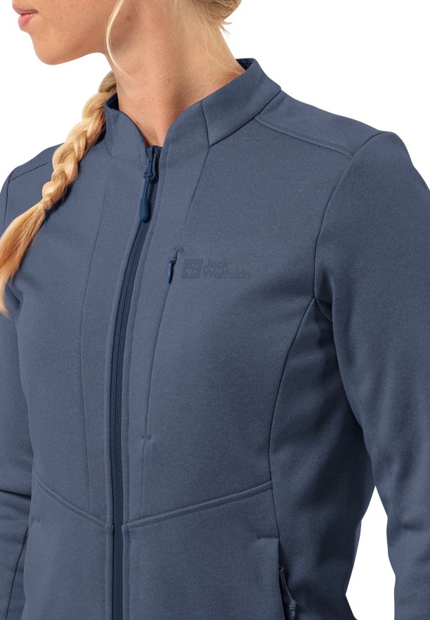 Blue Jack Wolfskin Tervern Fz Women Fleece Jackets | 45302109