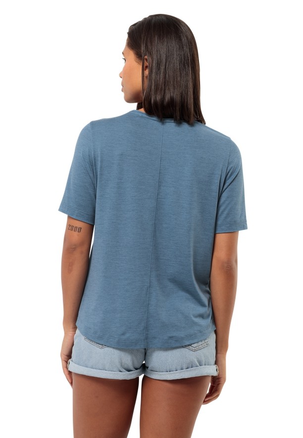 Blue Jack Wolfskin Travel Women T Shirts | 56048126