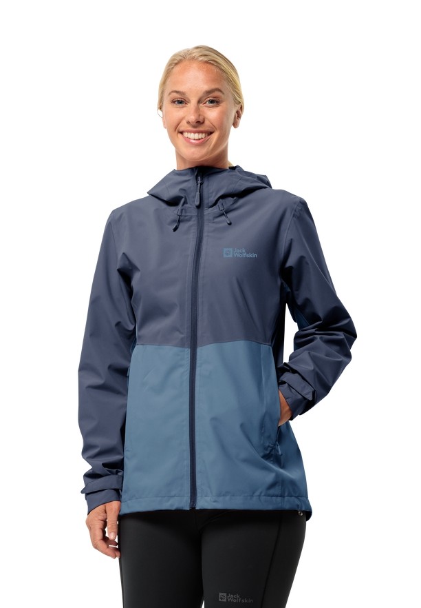 Blue Jack Wolfskin Weiltal 2l Women Rain Jackets | 81336917