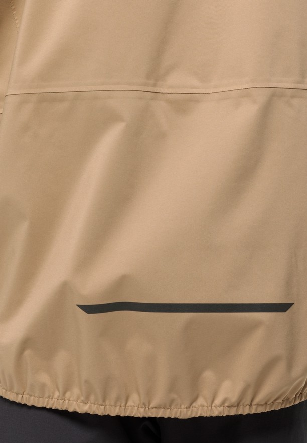 Brown Jack Wolfskin Bike Commute 2.5l Men Rain Jackets | 43049260