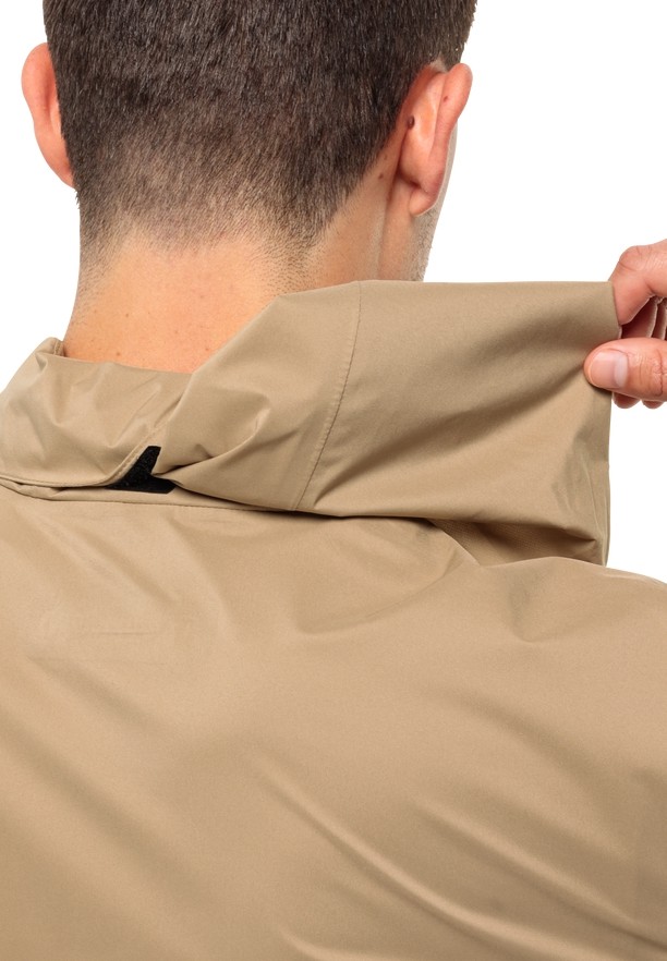 Brown Jack Wolfskin Bike Commute 2.5l Men Rain Jackets | 43049260