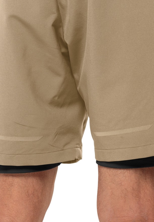 Brown Jack Wolfskin Bike Commute Men Shorts | 41273430