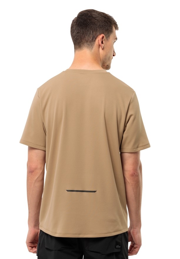 Brown Jack Wolfskin Bike Commute Men T Shirts | 91863449
