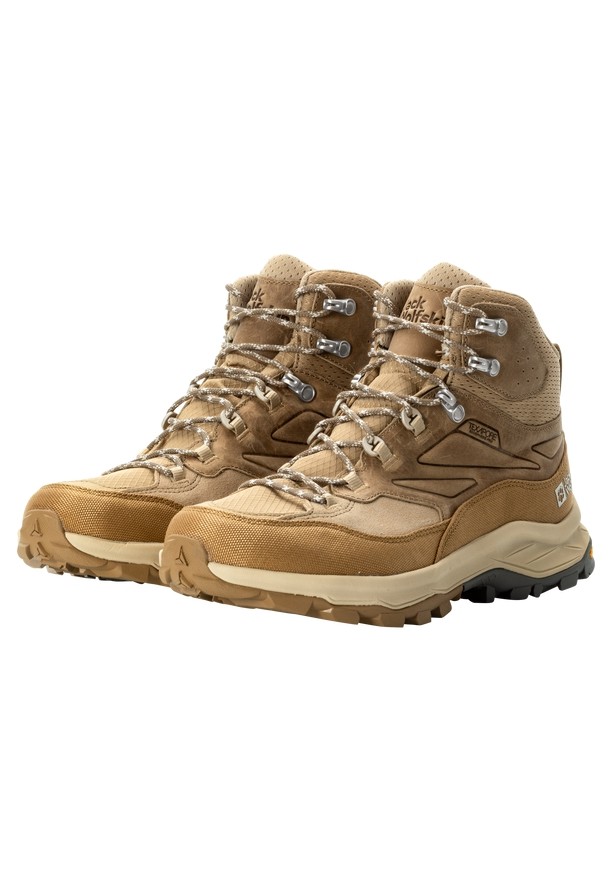 Brown Jack Wolfskin Cyrox Texapore Mid Men Hiking Shoes | 37351755