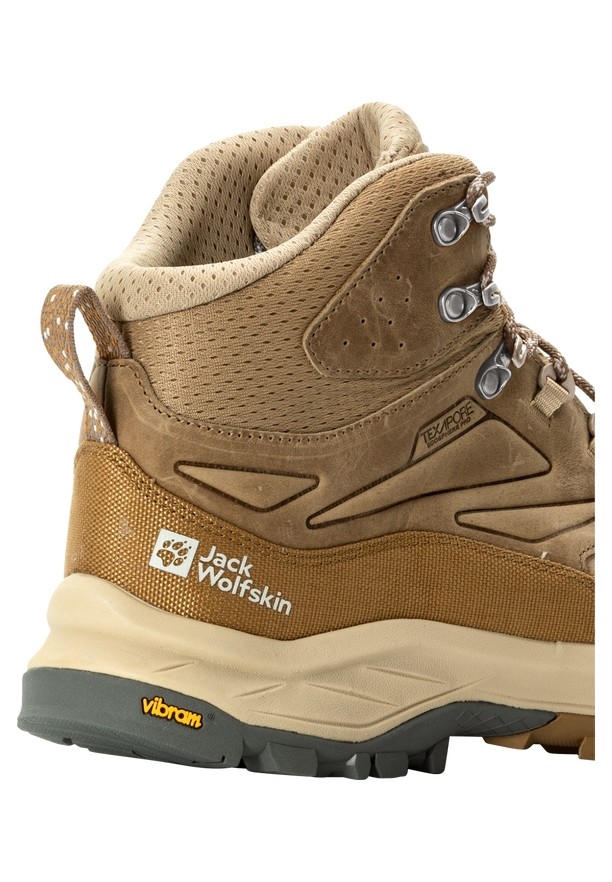 Brown Jack Wolfskin Cyrox Texapore Mid Men Hiking Shoes | 37351755
