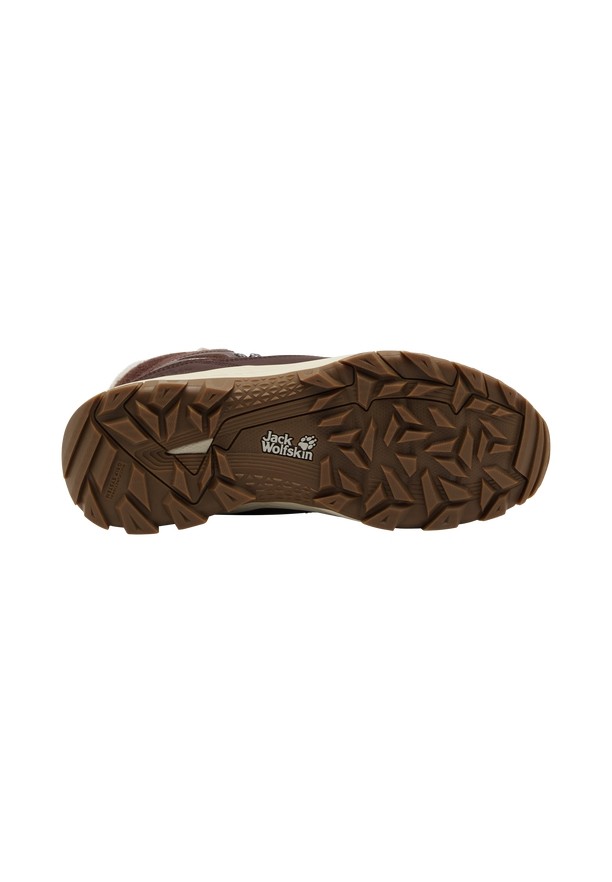 Brown Jack Wolfskin Everquest Texapore High Women Winter Shoes | 47859491