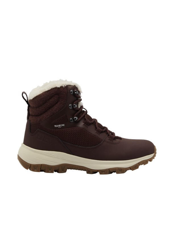 Brown Jack Wolfskin Everquest Texapore High Women Winter Shoes | 47859491