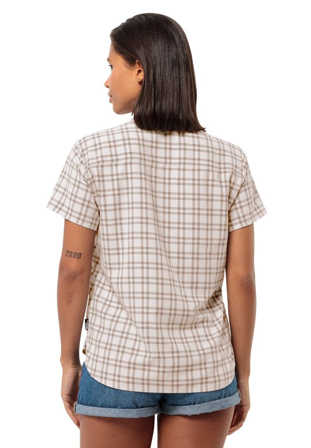 Brown Jack Wolfskin Febla Women Shirts | 90770728