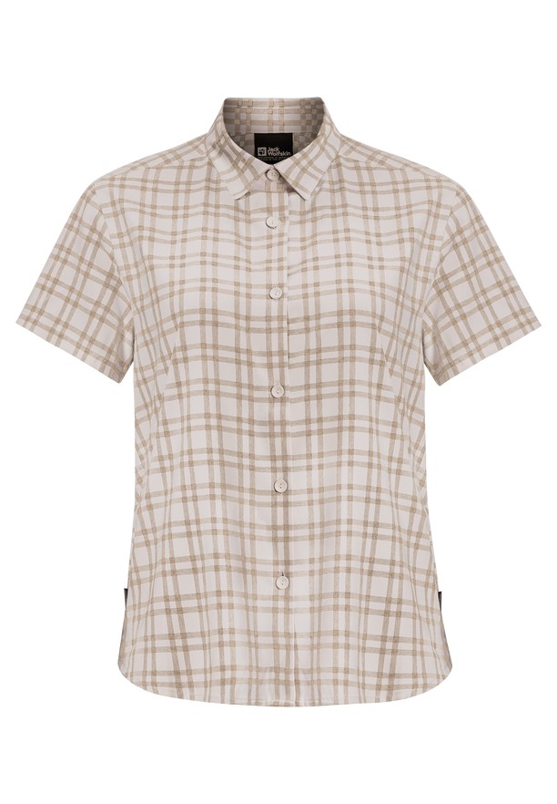 Brown Jack Wolfskin Febla Women Shirts | 90770728