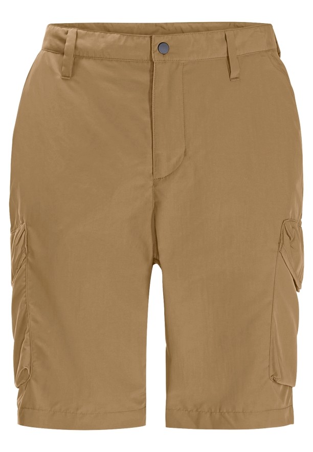 Brown Jack Wolfskin Kalahari Cargo Men Shorts | 46380560