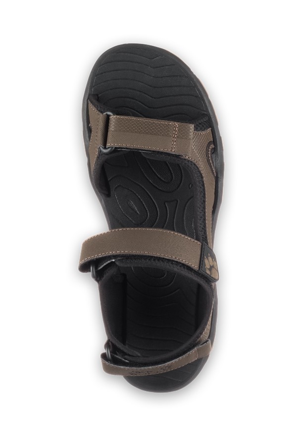 Brown Jack Wolfskin Lakewood Cruise Men Sandals | 71337572