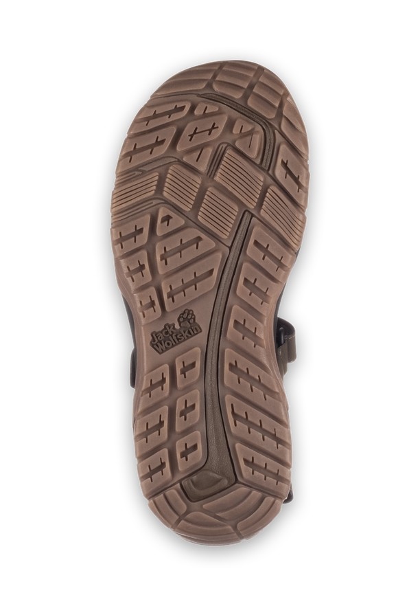 Brown Jack Wolfskin Lakewood Cruise Men Sandals | 71337572