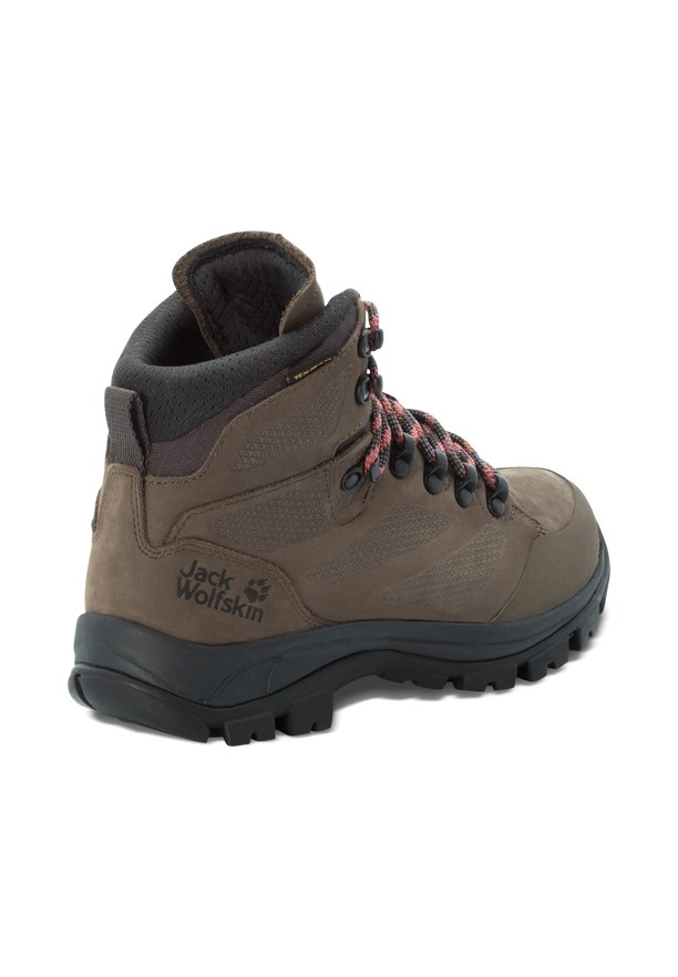 Brown Jack Wolfskin Rebellion Texapore Mid Women Hiking Shoes | 69118532