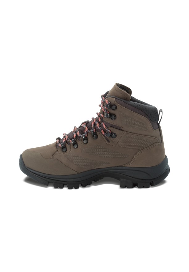 Brown Jack Wolfskin Rebellion Texapore Mid Women Hiking Shoes | 69118532