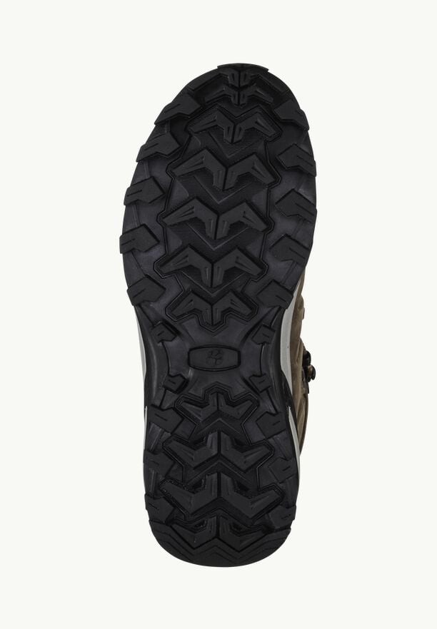 Brown Jack Wolfskin Refugio Prime Texapore Mid Women Hiking Shoes | 36587566