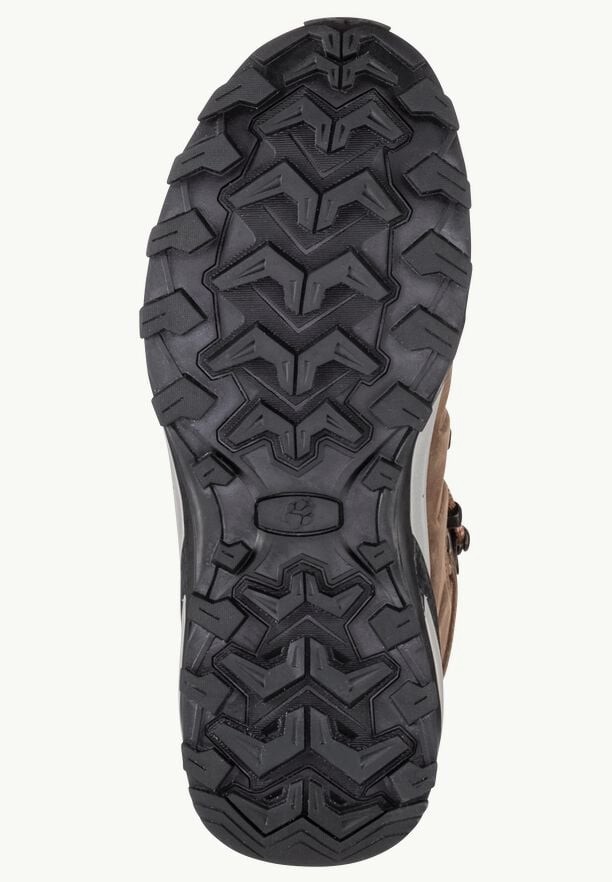 Brown Jack Wolfskin Refugio Prime Texapore Mid Women Hiking Shoes | 36587566