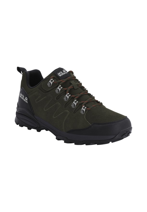 Brown Jack Wolfskin Refugio Texapore Low Men Hiking Shoes | 65853643