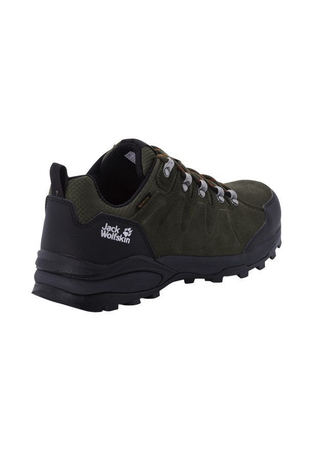 Brown Jack Wolfskin Refugio Texapore Low Men Hiking Shoes | 65853643