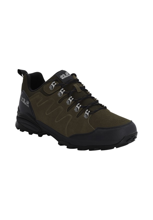 Brown Jack Wolfskin Refugio Texapore Low Men Hiking Shoes | 65853643